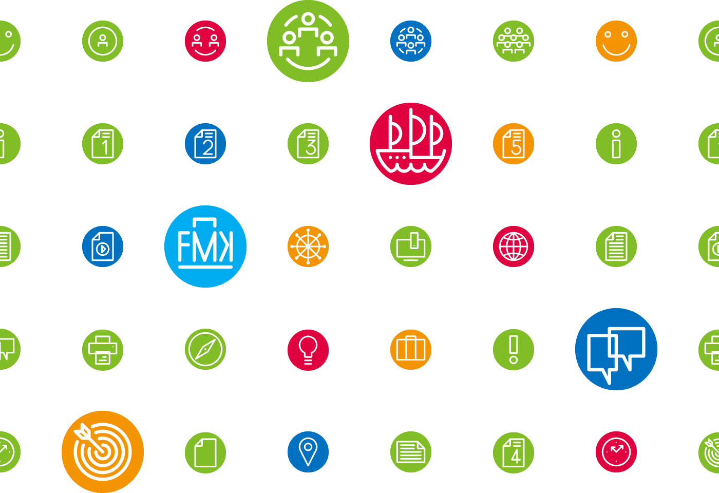 Icons und Signet des Freiburger Methodenkoffers